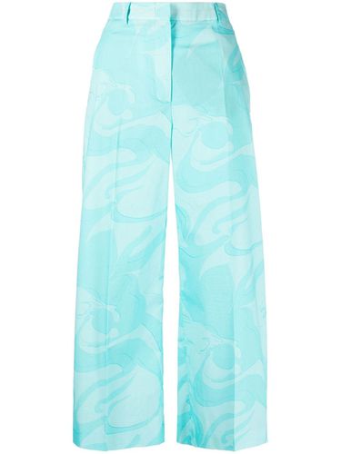 Printed Cotton Cropped Trousers - Etro - Modalova