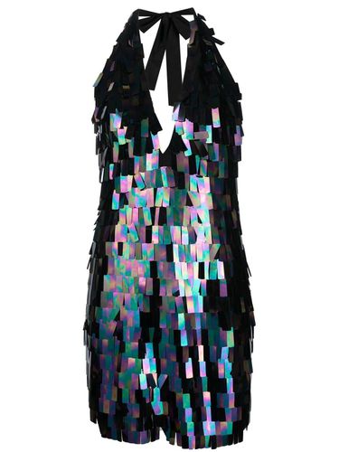 Fringe Sequin Mini Dress - The New Arrivals by Ilkyaz Ozel - Modalova