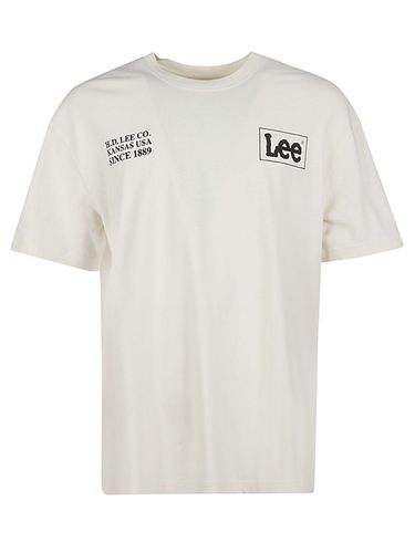 LEE JEANS - Logo Cotton T-shirt - Lee Jeans - Modalova