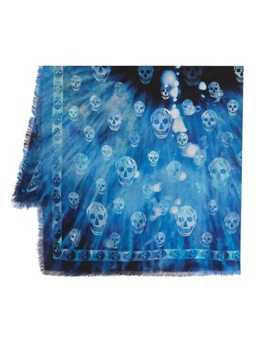 Skull Wool Scarf - Alexander McQueen - Modalova