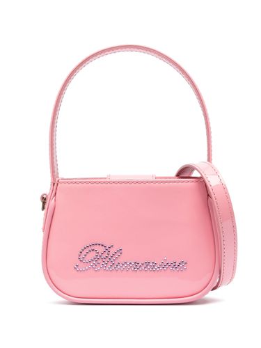 Logo Patent Leather Handbag - Blumarine - Modalova