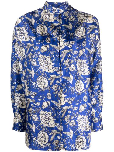 DESTIN - Floral Print Silk Shirt - Destin - Modalova