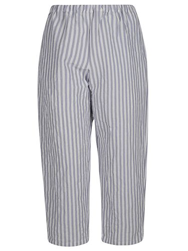 Linen And Cotton Blend Trousers - Apuntob - Modalova