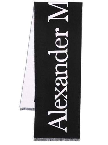 ALEXANDER MCQUEEN - Logo Wool Scarf - Alexander McQueen - Modalova