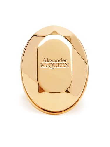 ALEXANDER MCQUEEN - Stone Logo Ring - Alexander McQueen - Modalova