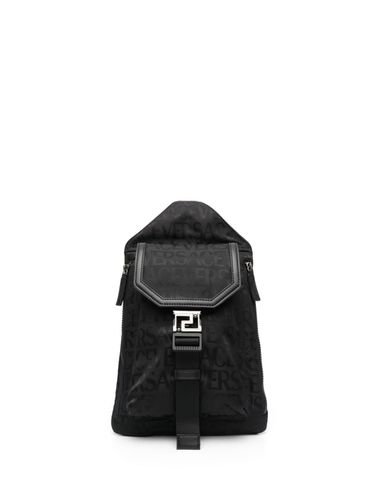 Logo One-shoulder Backpack - Versace - Modalova