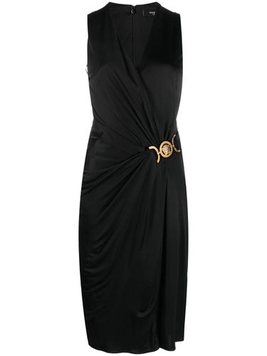 VERSACE - Short Jersey Draped Dress - Versace - Modalova