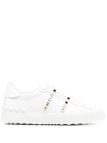 Rockstud Untitled Leather Sneakers - Valentino Garavani - Modalova