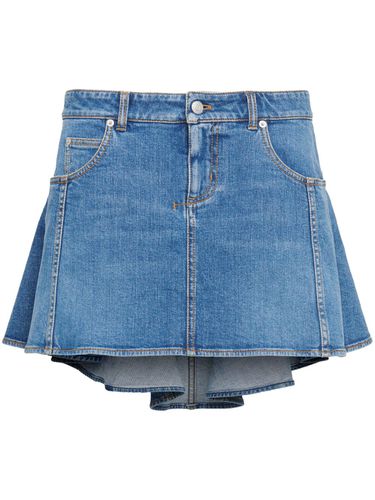 Denim Mini Skirt - Alexander McQueen - Modalova