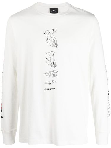 Long Sleeve Cotton T-shirt - PS Paul Smith - Modalova