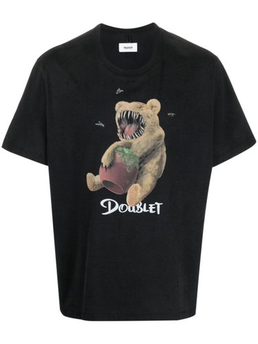 DOUBLET - Printed Cotton T-shirt - Doublet - Modalova