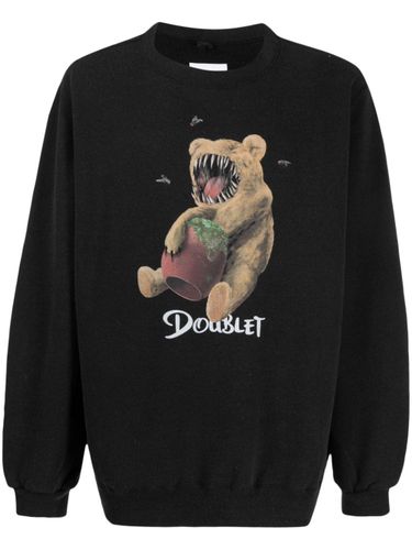 DOUBLET - Printed Cotton Sweatshirt - Doublet - Modalova