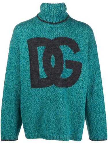 Wool Blend High Neck Sweater - Dolce & Gabbana - Modalova