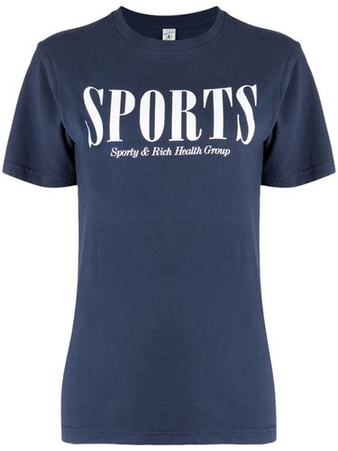 Sports Cotton T-shirt - Sporty & Rich - Modalova