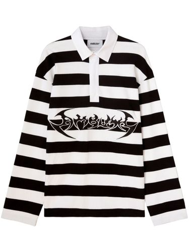 AMBUSH - Striped Cotton Polo Shirt - Ambush - Modalova