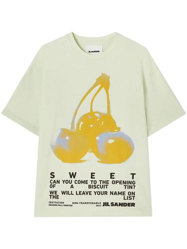 JIL SANDER - Printed Cotton T-shirt - Jil Sander - Modalova
