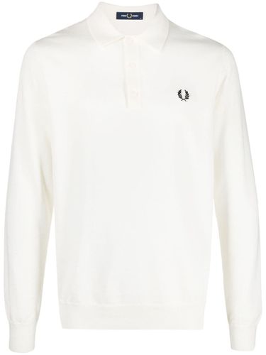 Logo Wool Blend Polo Shirt - Fred Perry - Modalova