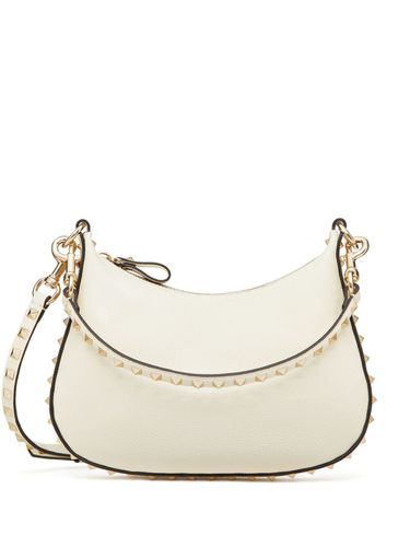 Rockstud Small Leather Hobo Bag - Valentino Garavani - Modalova