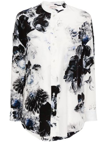 Printed Silk Shirt - Alexander McQueen - Modalova