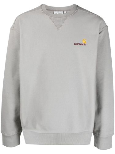 American Script Cotton Blend Sweatshirt - Carhartt Wip - Modalova