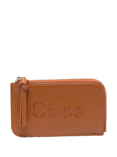 CHLOÃ - Sense Leather Zipped Card Holder - ChloÃ© - Modalova