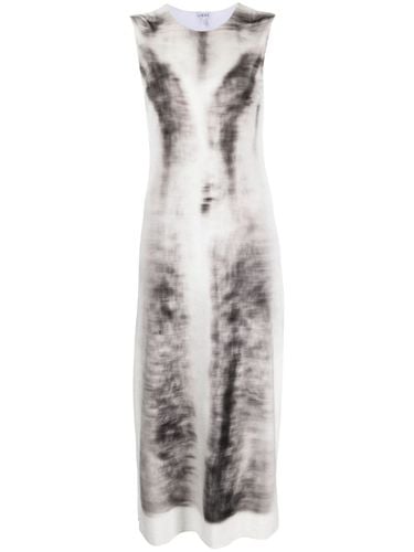 LOEWE - Blurred Print Tube Dress - Loewe - Modalova
