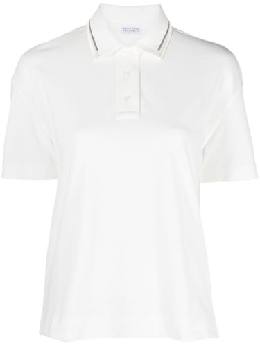 Cotton Polo Shirt - Brunello Cucinelli - Modalova