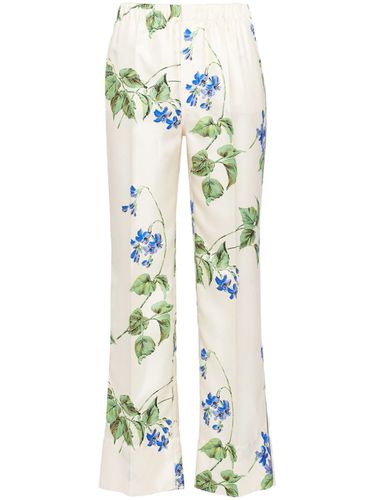 PRADA - Printed Silk Trousers - Prada - Modalova