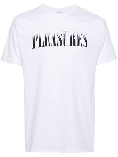 PLEASURES - Logo Cotton T-shirt - Pleasures - Modalova
