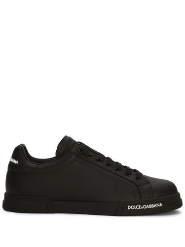 Portofino Leather Sneakers - Dolce & Gabbana - Modalova