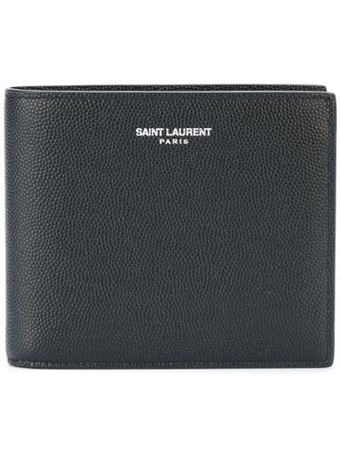 East/west Leather Wallet - Saint Laurent - Modalova
