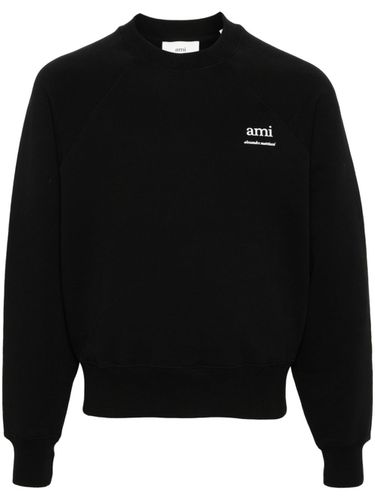 AMI PARIS - Logo Cotton Sweatshirt - Ami Paris - Modalova