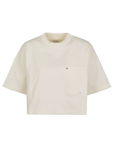 Cropped Cotton T-shirt - Bottega Veneta - Modalova