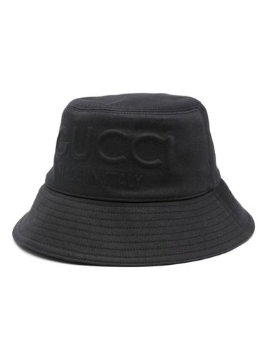 GUCCI - Logo Cotton Cloche Hat - Gucci - Modalova