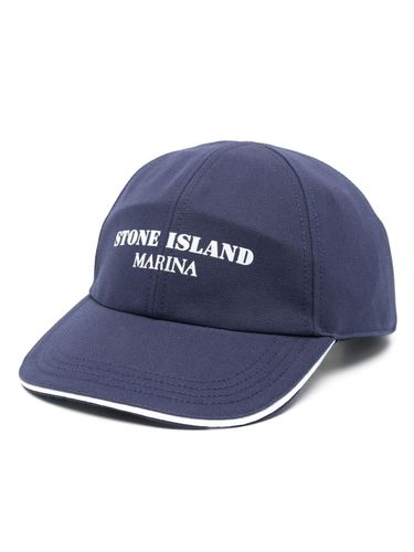 Logo Cotton Baseball Cap - Stone Island - Modalova