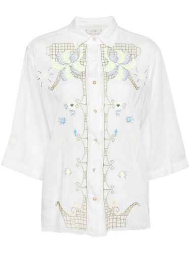 Embroidered Cotton And Silk Blend Shirt - Forte Forte - Modalova