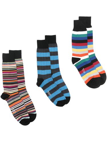 Signature Stripe Socks - Three Pack - Paul Smith - Modalova