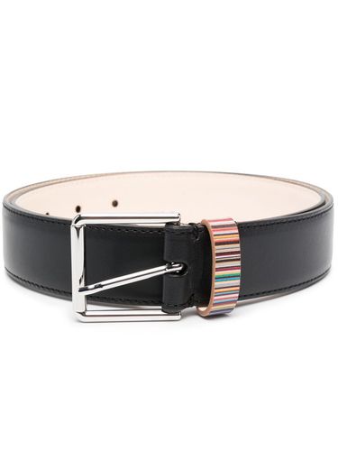 Signature Stripe Leather Belt - Paul Smith - Modalova