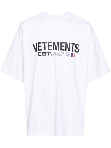 VETEMENTS - Logo Cotton T-shirt - VETEMENTS - Modalova