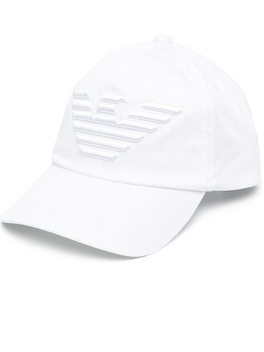 Logo Cotton Baseball Cap - Emporio Armani - Modalova