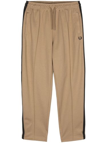 Tape Detail Cotton Blend Track Pants - Fred Perry - Modalova