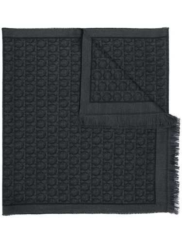 FERRAGAMO - Gancini Wool Scarf - Ferragamo - Modalova