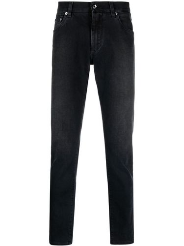 Denim Cotton Slim Jeans - Dolce & Gabbana - Modalova