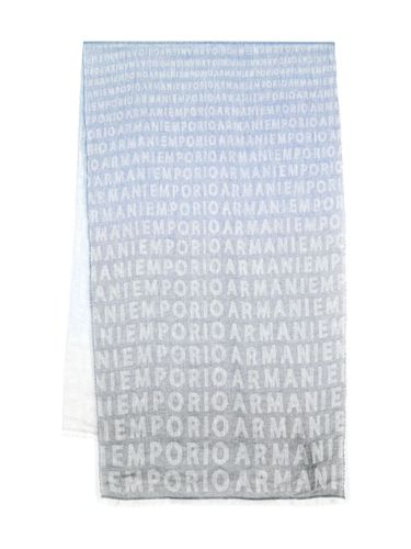 EMPORIO ARMANI - Allover Logo Stole - Emporio Armani - Modalova