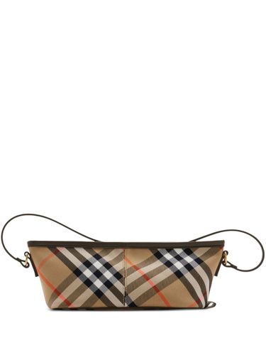 Check Baguette Shoulder Bag - Burberry - Modalova