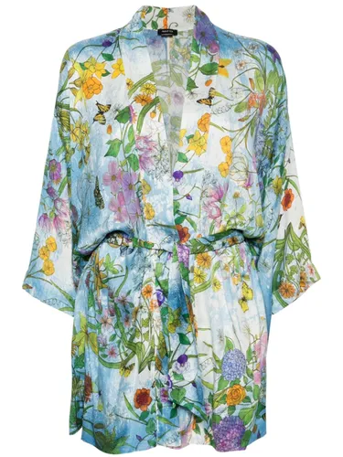 AVANT TOI - Belted Silk Kimono Top - Avant Toi - Modalova