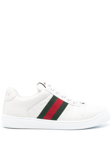 GUCCI - Screener Leather Sneakers - Gucci - Modalova