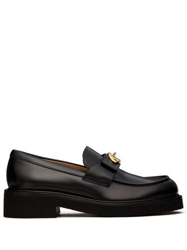 Vlogo Locker Leather Loafers - Valentino Garavani - Modalova