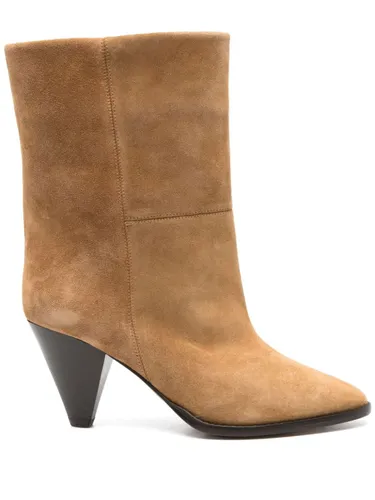 Rouxa Suede Leather Boots - Isabel Marant - Modalova