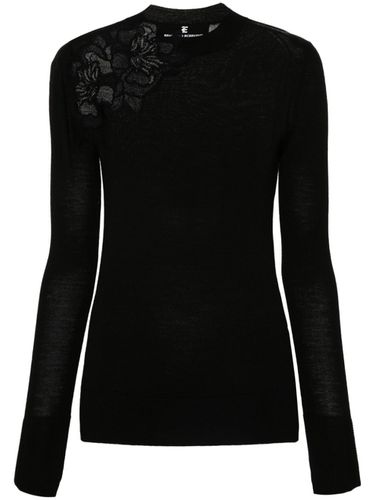 Embroidered Wool Sweater - Ermanno Scervino - Modalova